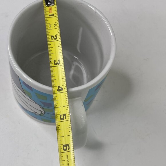 VTG 1998 Warner Bros. Looney Tunes Bugs and Tweety large 16ounce coffee mug - Picture 6 of 7